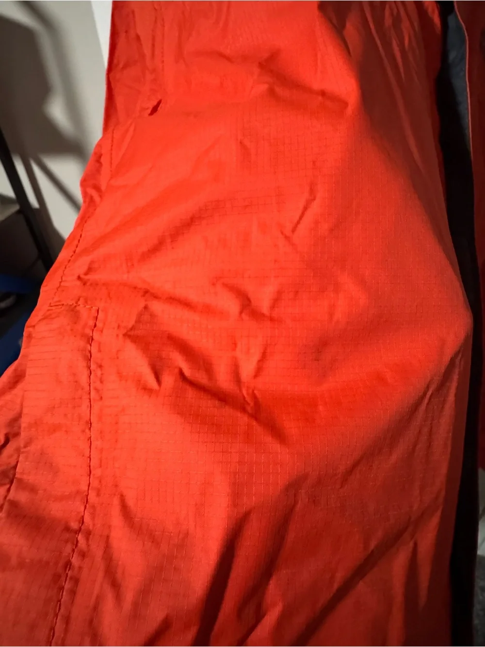 The North Face Men’s Orange Hooded Rain Jacket